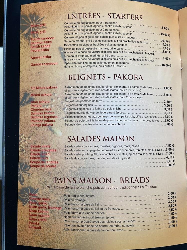 Le Kashmir - Menu Image 3